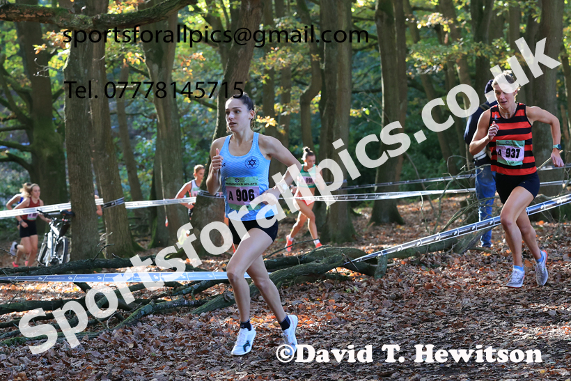 Senior Womens 2025 National Cross Country Relays, Berry Hill Park, Mansfield. Photo: David T. Hewitson/Sports for All Pics